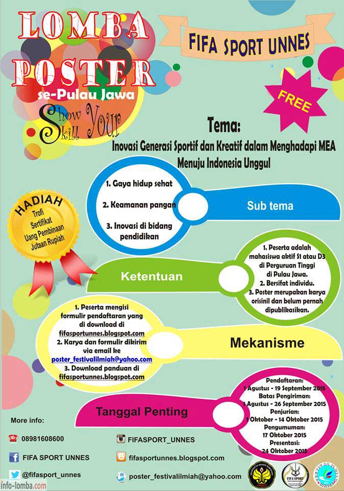 LOMBA POSTER MAHASISWA Se-Pulau Jawa