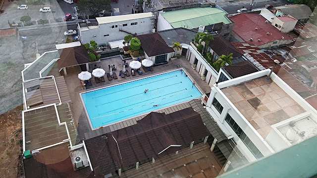 the swimming pool at Marco Polo Davao