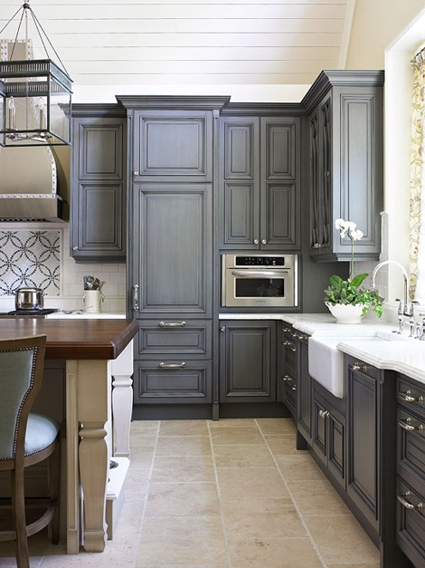 Gray Kitchen Cabinets