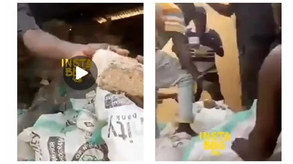 EFCC reportedly uncovers bags of decayed money at Police Barracks in Makurdi - watch video