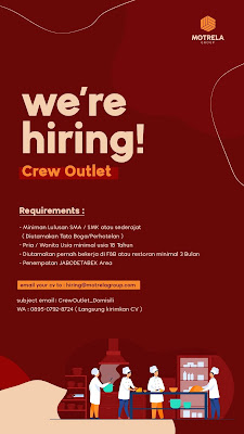 Lowongan Kerja - Job Vacancy : Motrela Group