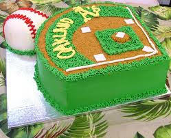 baseball cake designs