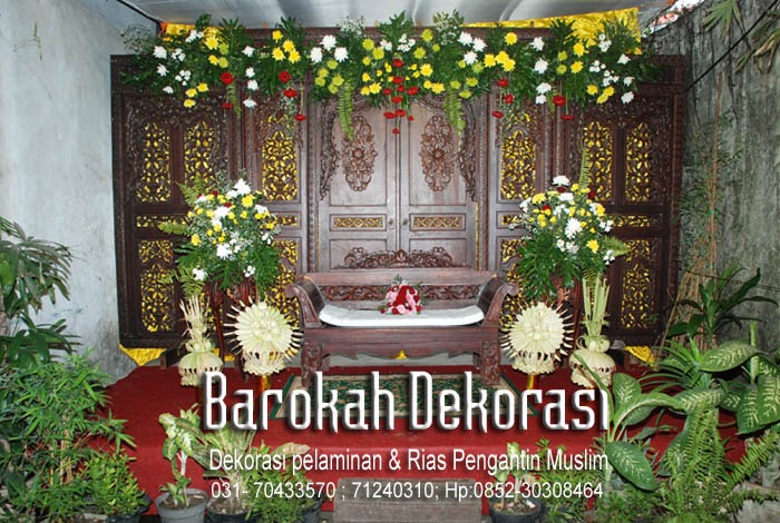 Dekorasi Pelaminan Rias pengantin Surabaya Dekorasi 