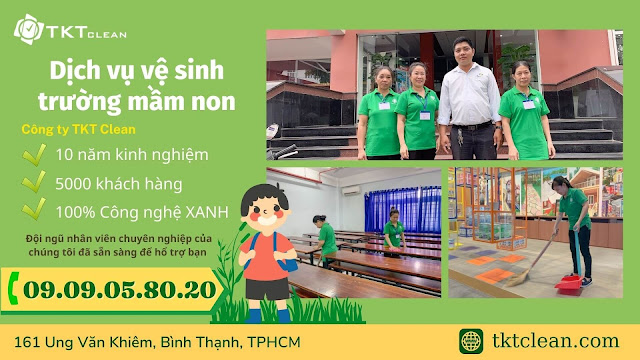 Dịch vụ vệ sinh trường mầm non