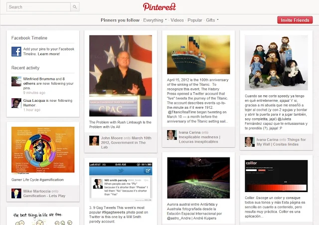 Tablero Pinterest