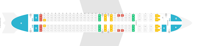 seat no airlines yang tiada tingkap