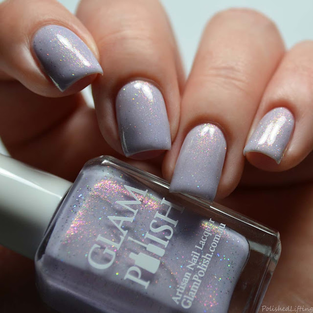 lavender holo nail polish