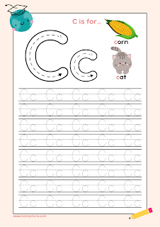 TRACING LETTER C