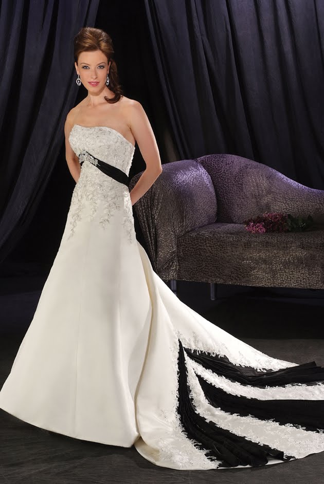 Black and White Affair Wedding gowns 