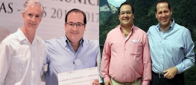 Telcel, celulares, Javier Duarte con Alfredo del MAzo y Eruviel