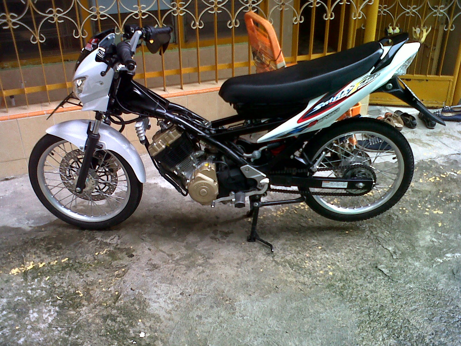 SATRIA Full Chrome Satriafu Simple Modifikasi SATRIAFU 150