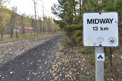 Trans Canada Trail Midway BC sign.