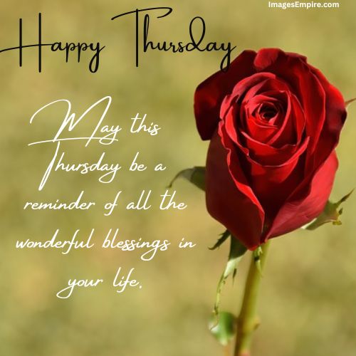 Happy Thursday Blessings Images