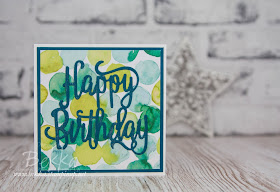 Fast and Fabulous No Stamping Birthday Card - Get the supplies you need to make this card here