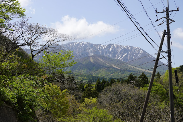 鳥取県西伯郡大山町豊房 香取 大山環状道路からの大山の眺望