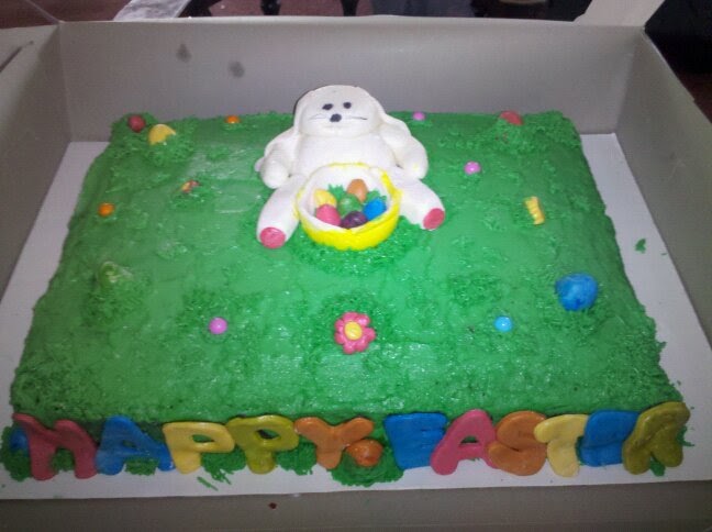 Easter Sheet Cake easter cupcakes fondant. Easter Sheet Cake