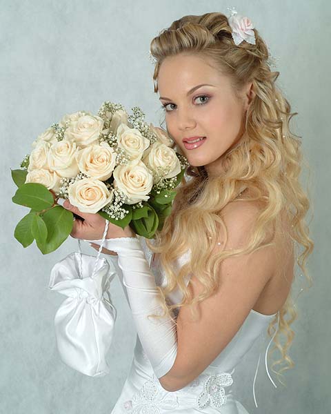 long hairstyle wedding