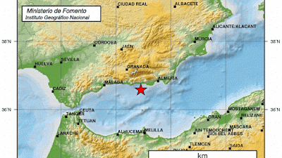 Andalucía vuelve a sentir un terremoto de  Alborán