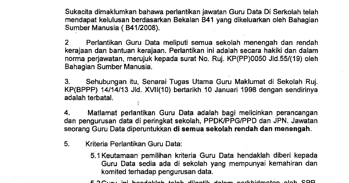 Deskripsi Tugas Guru Data Dunia Sosial