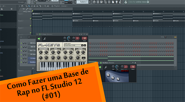 Como Fazer uma Base de Rap no FL Studio 12 (#01)