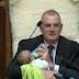 New Zealand’s speaker, Trevor Mallard goes viral with adorable photos of him feeding colleague’s baby during plenary