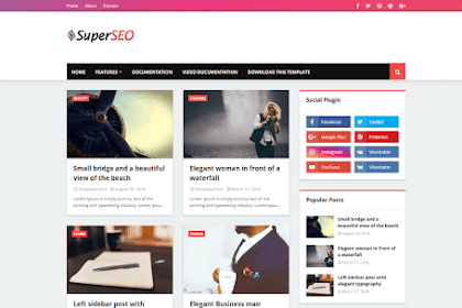 Super Seo Responsive Seo-Optimized Blogger Template