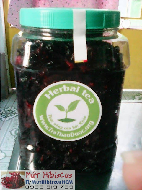 Mứt hibiscus (mứt hoa hồng ,atisô đỏ ,...) 100% từ thiên nhiên.