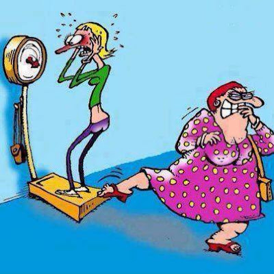 a funny picture is about a girl wondering  My Weight is Like 100 but How Can this possible ?