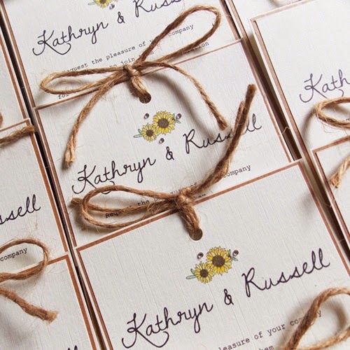 Sunflower Wedding Invitations