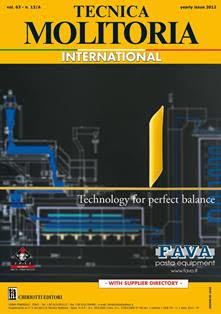 Tecnica Molitoria International 13 - February 2012 | ISSN 0040-1862 | TRUE PDF | Annuale | Professionisti | Molitoria | Impianti
Tecnica Molitoria International is technical magazine, published once a year, devoted to flour and feed mills, storage, rice and pasta industries. In each issue, scientific and technical studies carried out by universities and researchers are featured, besides a rich choice of articles and news about new machinery, plants, equipment and technology, new product developments, economical and legislative news, statistics and trends, congresses and exhibitions, and so on.