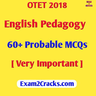 OTET 2018 English Pedagogy