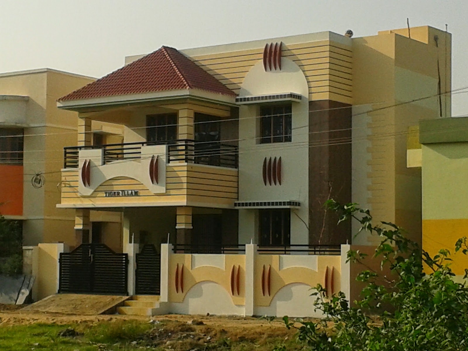 India villa elevation in 3440 sq.feet - Kerala home design ...