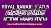 Nawabi Status - Royal Nawabi Status - Nawabi Status in Hindi