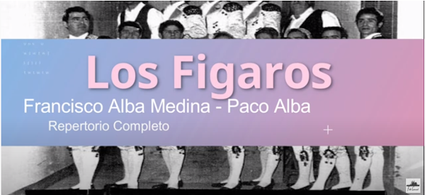 Repertorio completo Comparsa "Los Figaros" de Francisco Alba Medina - Paco Alba (1964)