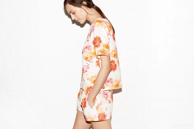 Zara April 2013 Lookbook featuring Aymeline Valade