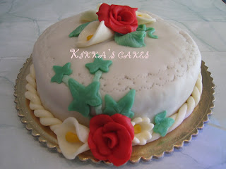 flower mini cake