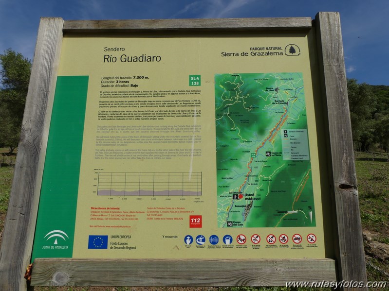 Estación de Cortes - Estación de Benaoján por el sendero del río Guadiaro