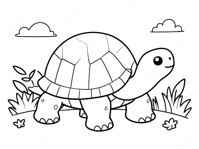 turtle Coloring Page