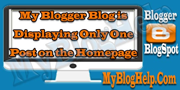 Blogger Homepage