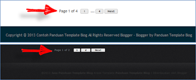 Cara Membuat Nomer Halaman Blog