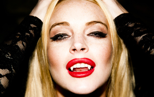 lindsay lohan vampire photos. Lindsay Lohan#39;s Vampire Photo