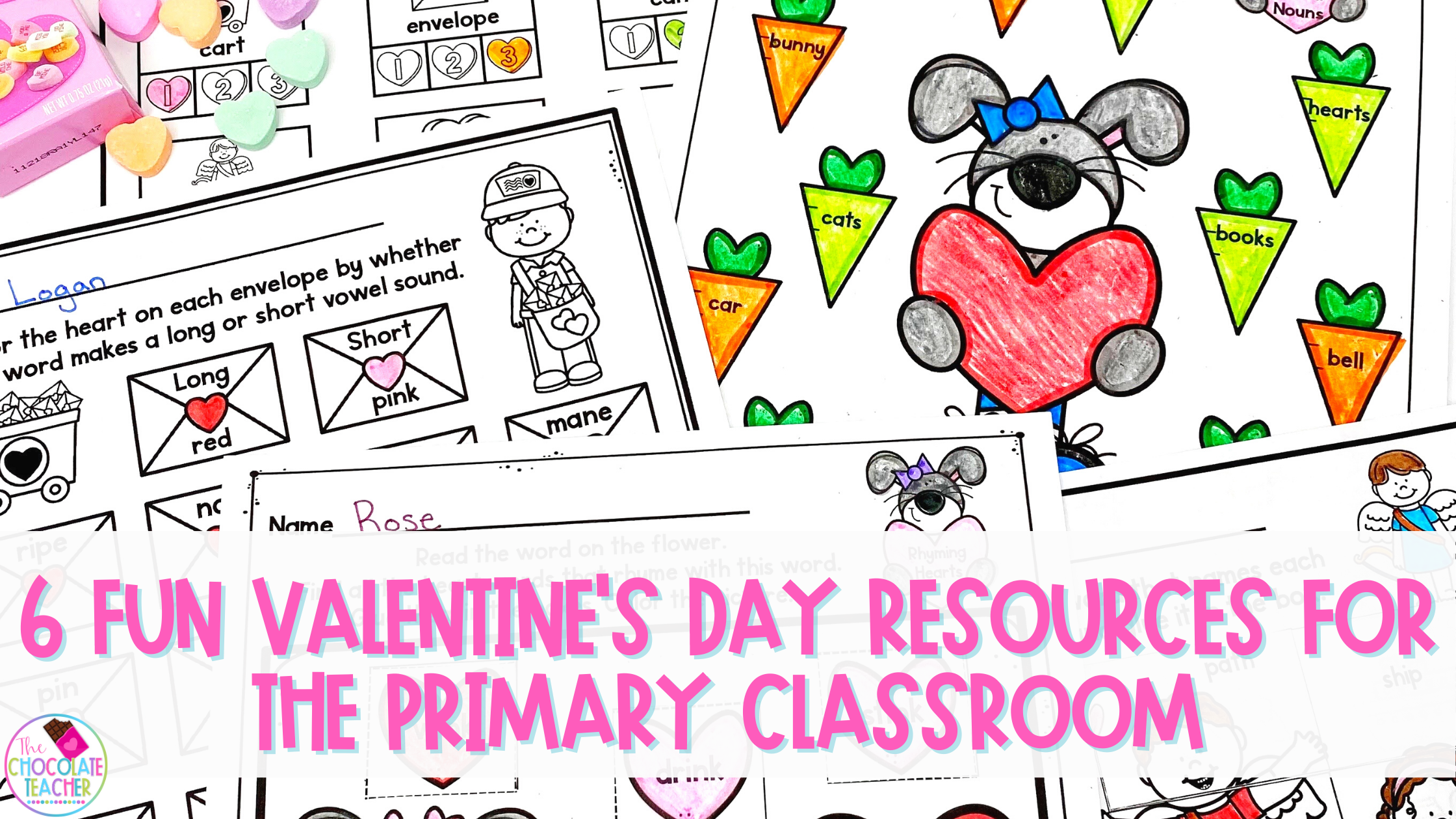 These 6 fun Valentine's Day resources for the primary classroom are not only fun but also help your kiddos keep practicing important standards during the month of February.