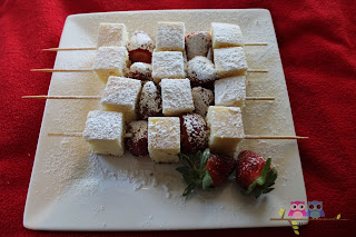 S is for Strawberry Shortcake Kebabs