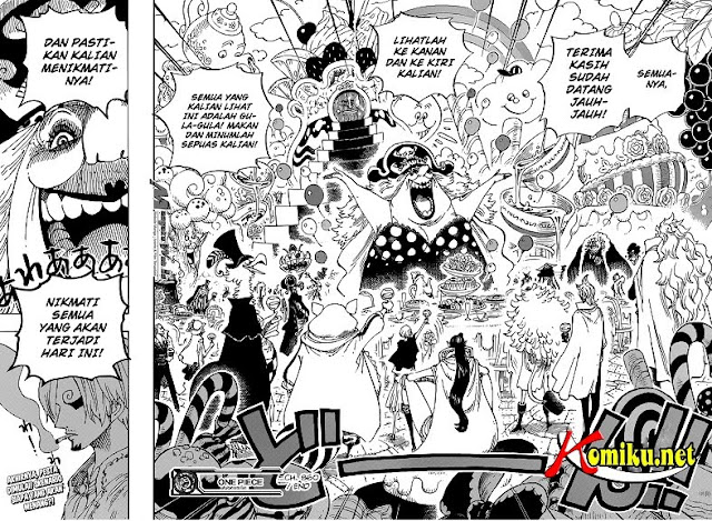 Sinopsis One Piece Chapter 860: Pembukaan Pesta Teh Berdarah Big Mom