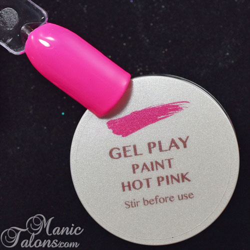 Akzentz Gel Play Hot Pink Swatch