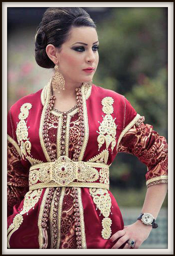 Caftan rouge