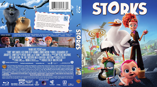Storks Bluray Cover - Cover Addict - DVD, Bluray Covers 