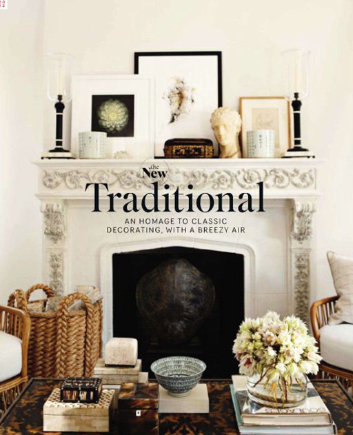 traditional mantle vignette 