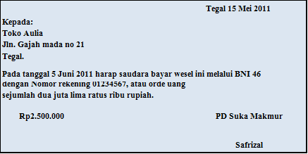 PENGERTIAN PIUTANG WESEL DALAM AKUNTANSI YANG BENAR