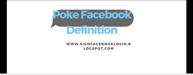 Poke Facebook Definition